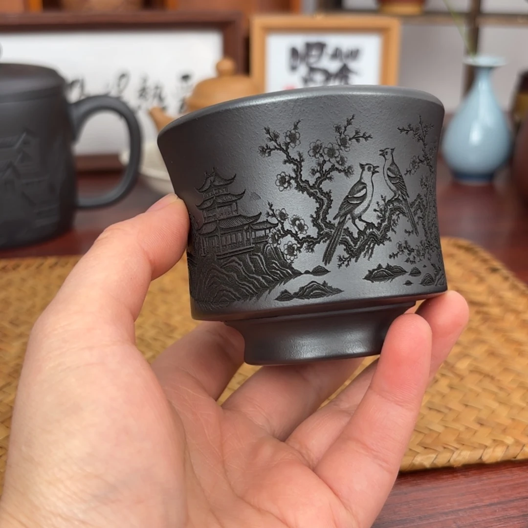 茶杯紫砂紫砂盖杯