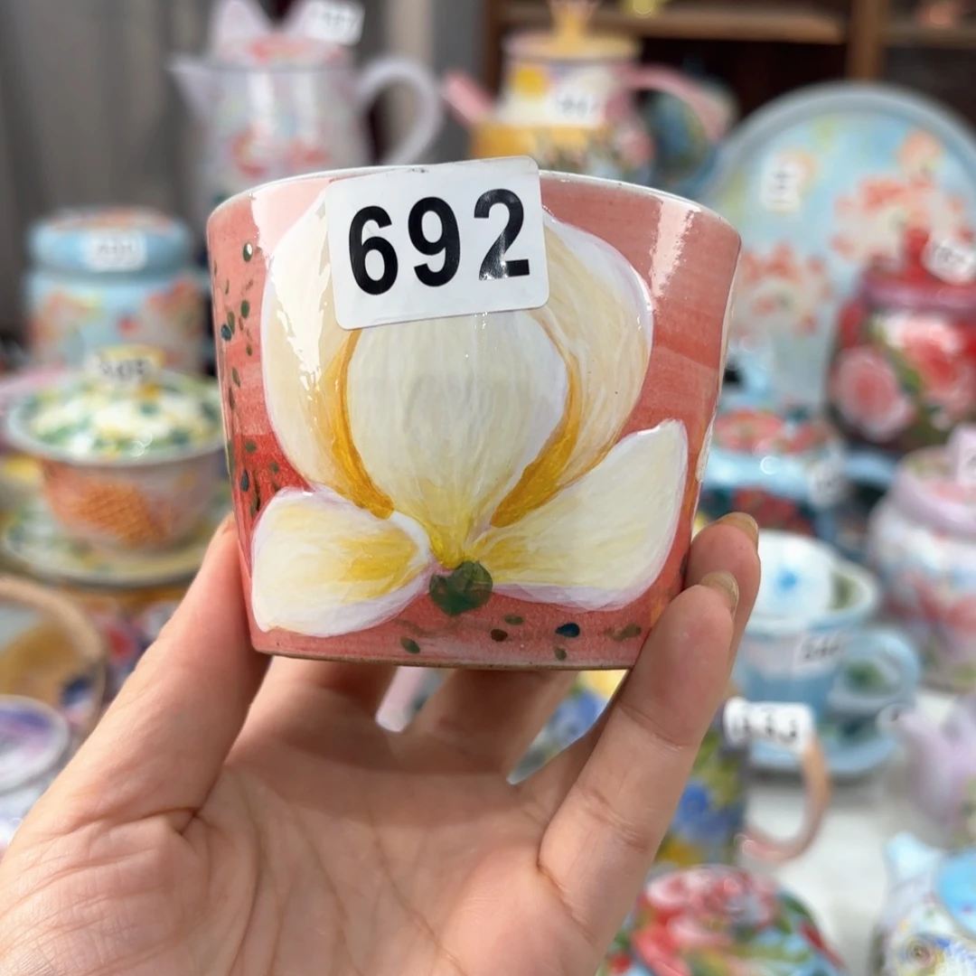 景德镇手绘高温釉下彩陶瓷茶具