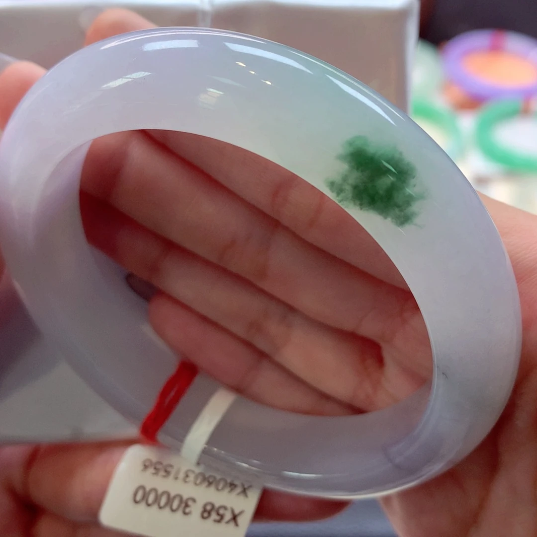 翡翠手镯未镶嵌正圈33（49号）