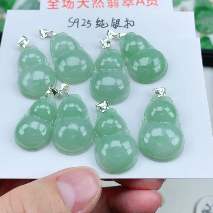 翡翠银S925镶嵌颈饰多样性发其1