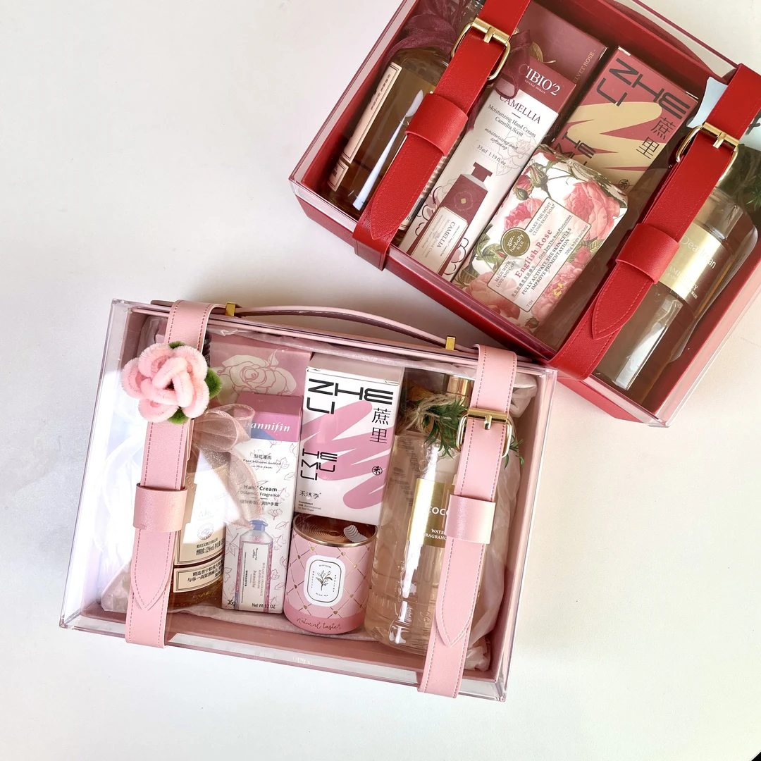 创意双背带伴手礼套盒 爆款婚宴伴娘伴手礼 生日礼物 沐浴露搭配