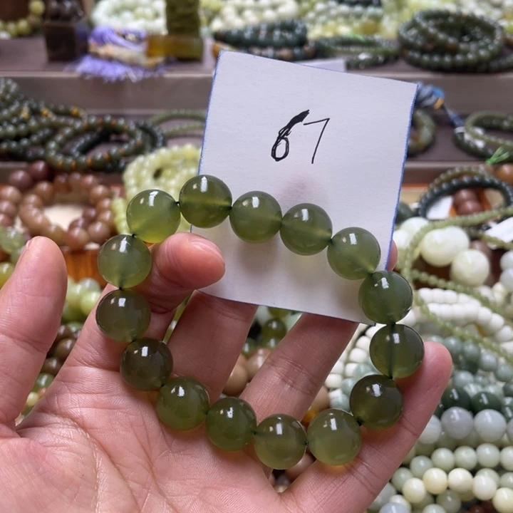 未镶嵌蛇纹石玉手链梦**云