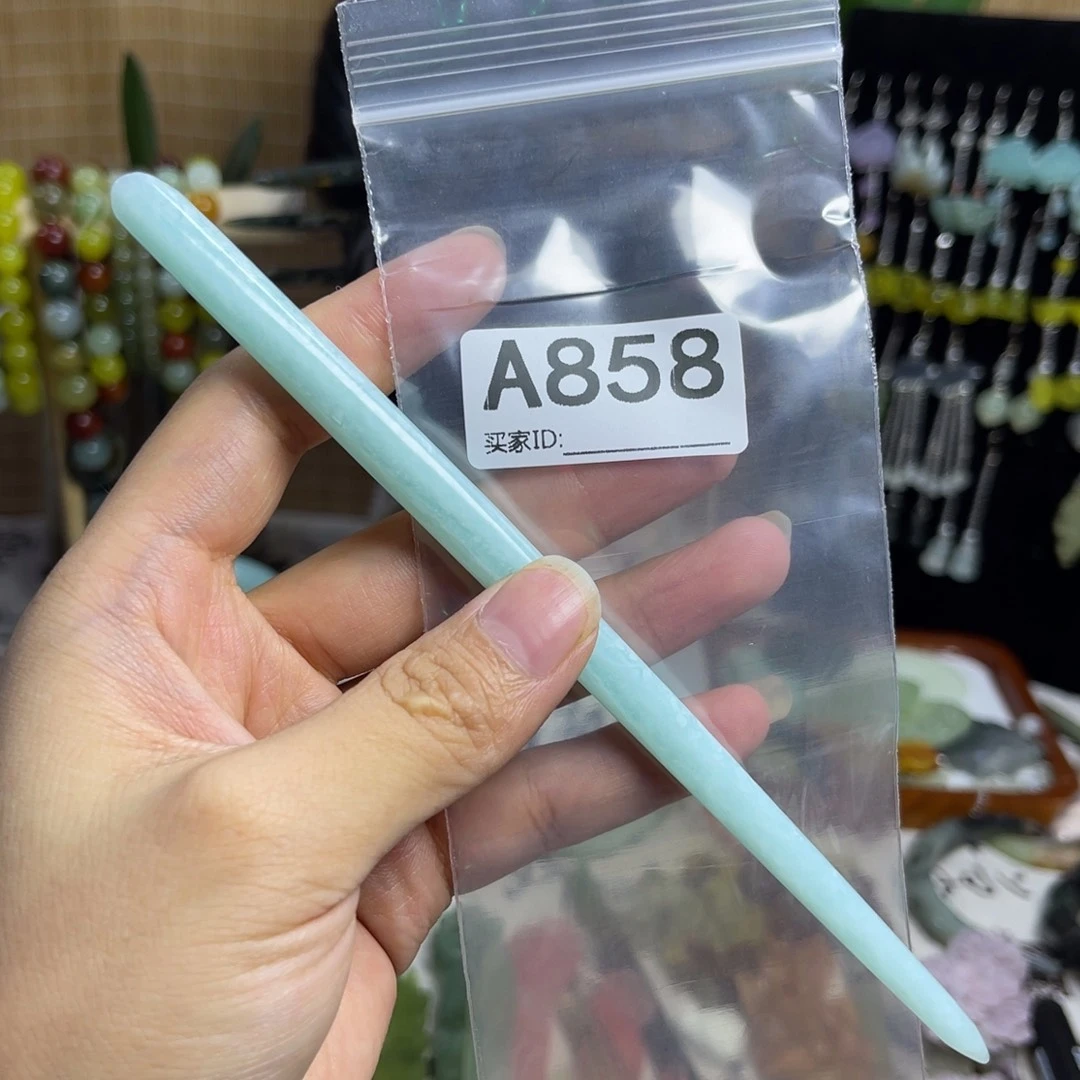 蛇纹石玉合金发饰k***王