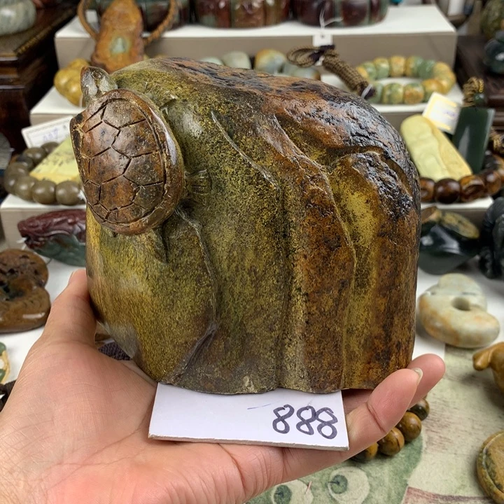 岫岩河磨玉（透闪石质玉）未镶嵌珠宝奇石