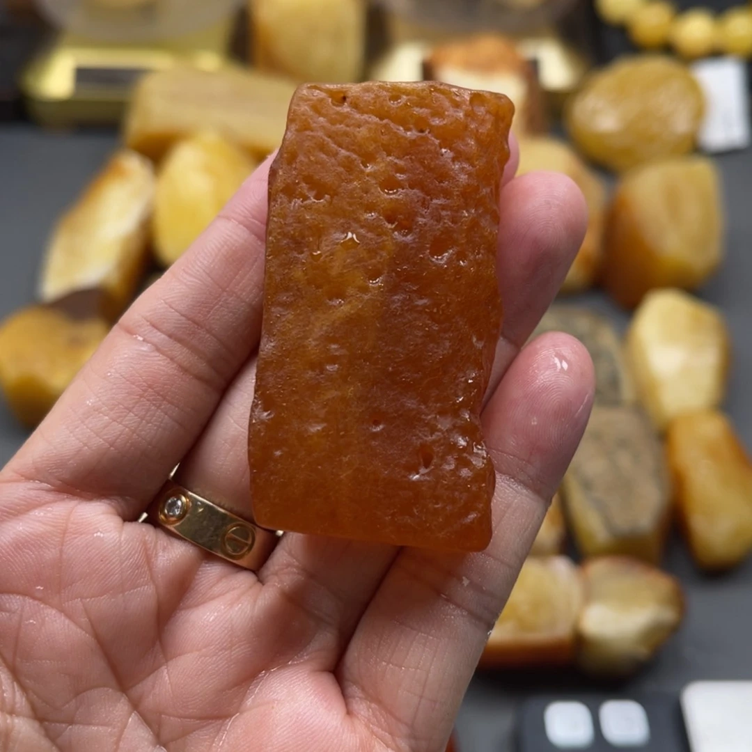 【闪购商品】未镶嵌定制琥珀天然琥珀蜜蜡原石定制