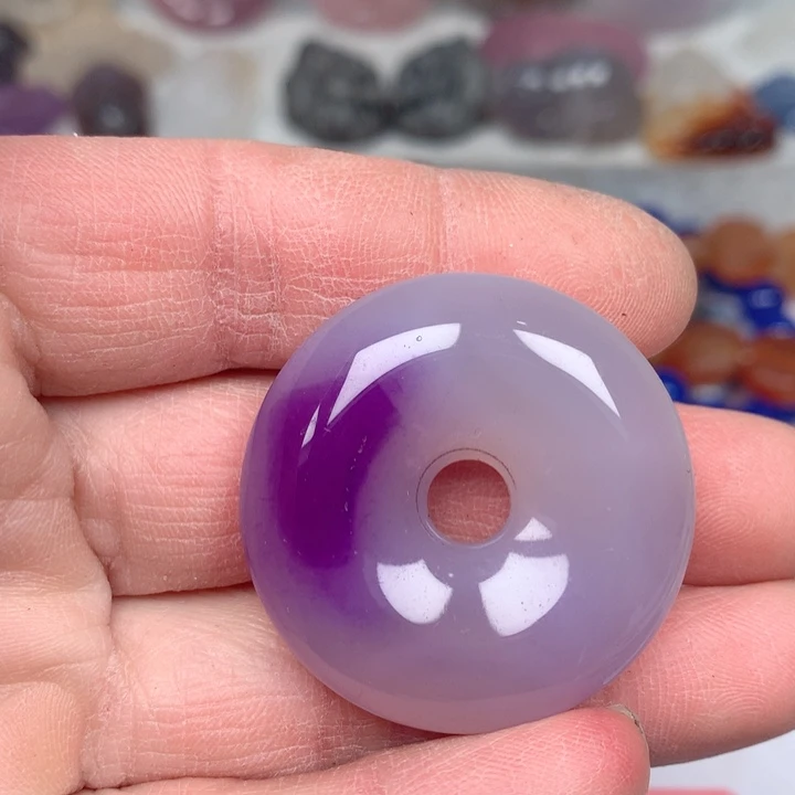 玛瑙/玉髓颈饰未镶嵌芯*