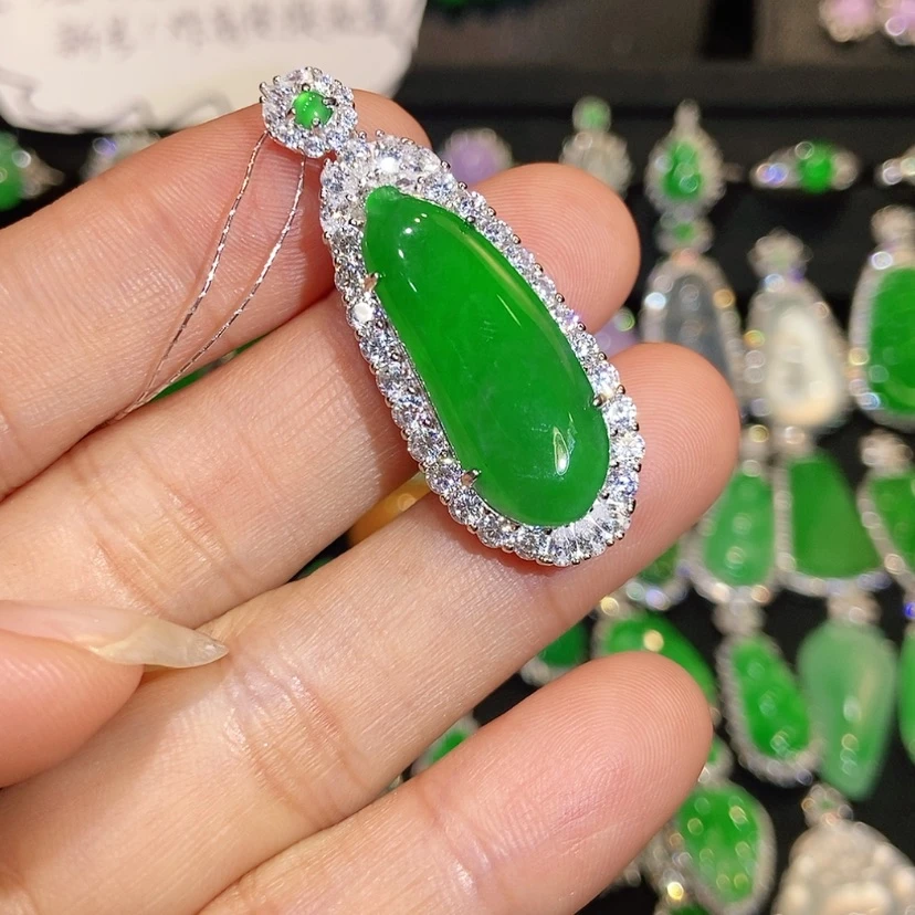 【闪购商品】翡翠未镶嵌颈饰天然翡翠