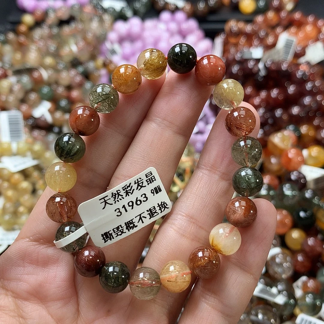 水晶未镶嵌手链，，，