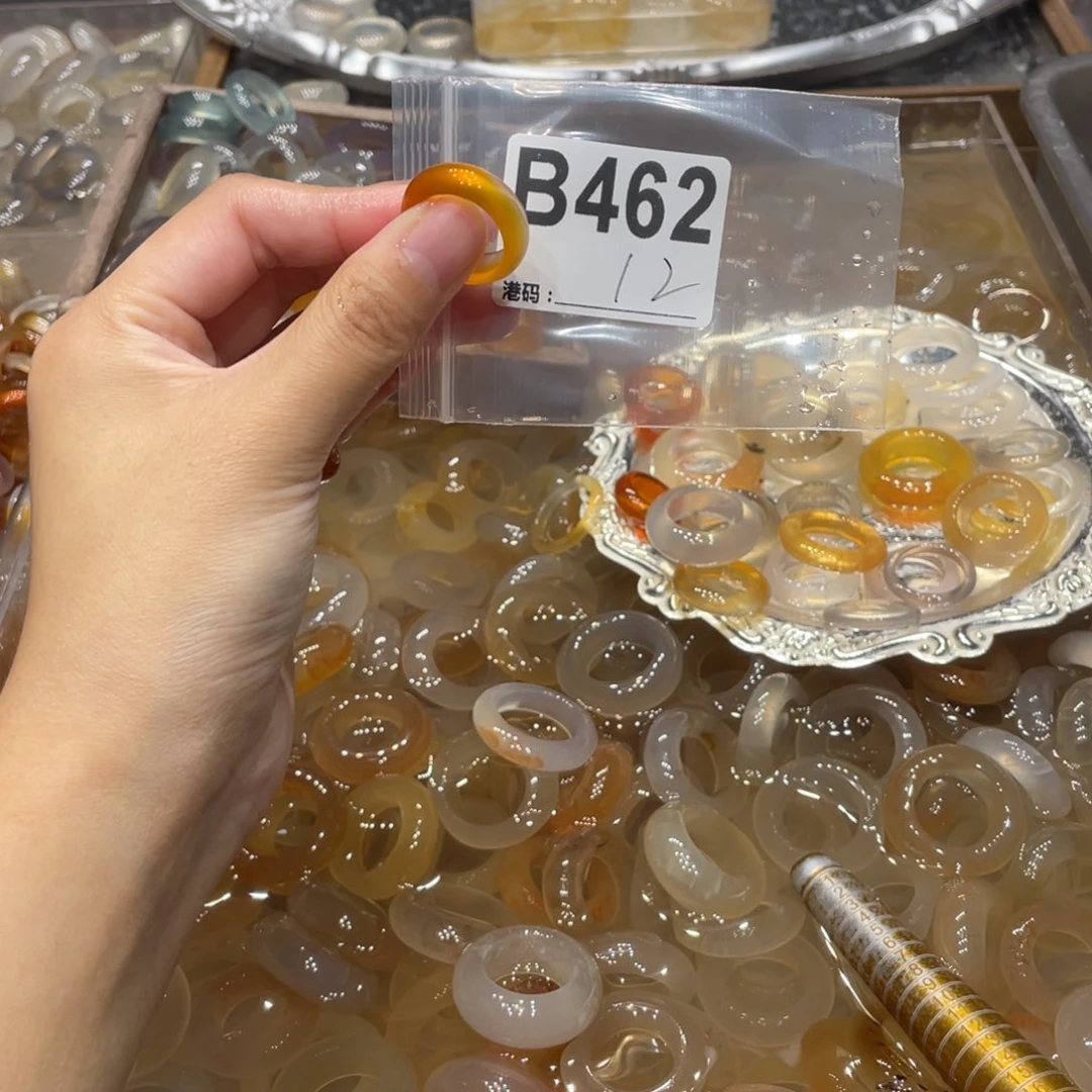 玛瑙/玉髓未镶嵌戒指462