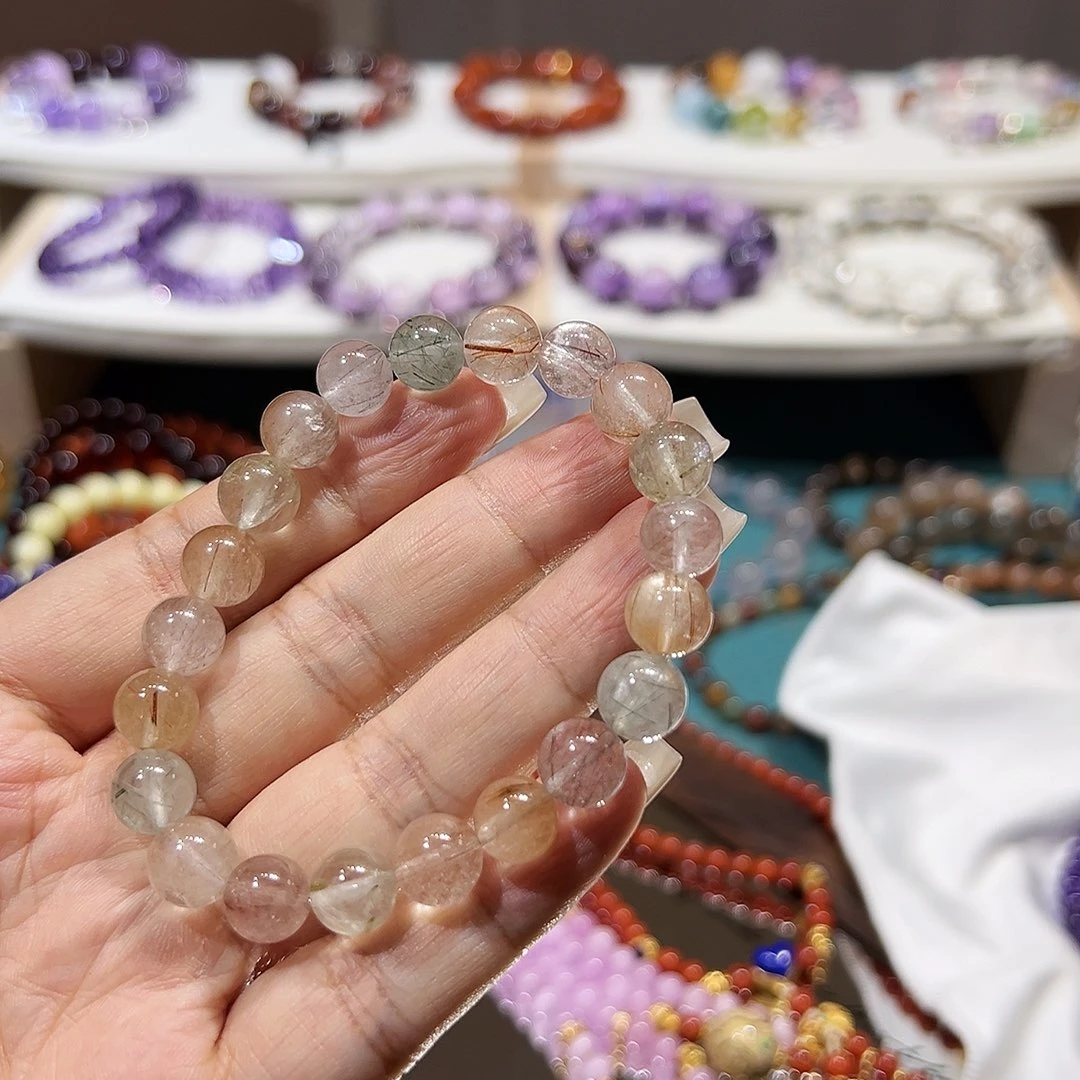 *****水晶未镶嵌手串3个