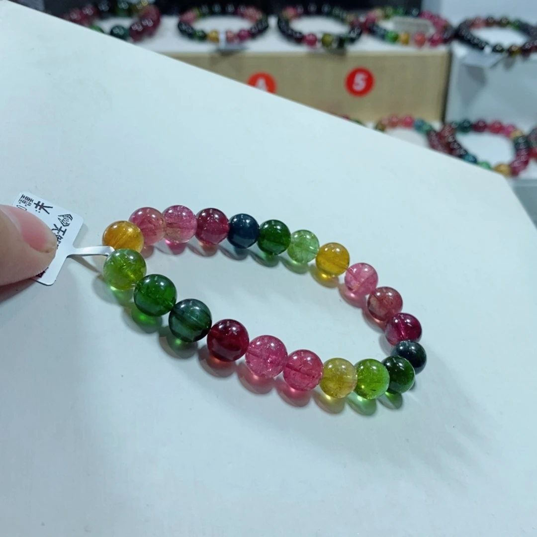 碧玺手链未镶嵌瑜*珈碧玺