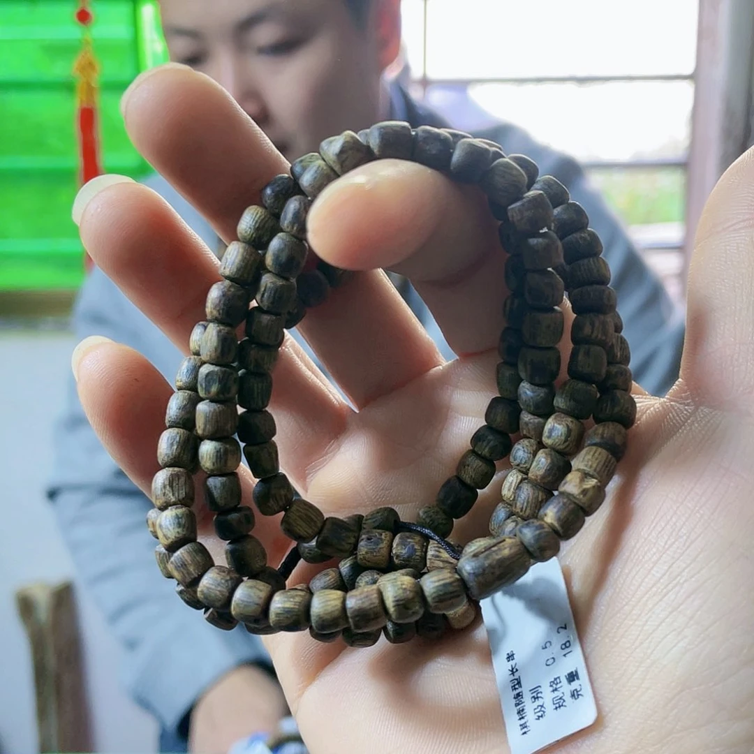 沉香手串棋楠白露随型长串0.5/18克多样性发一