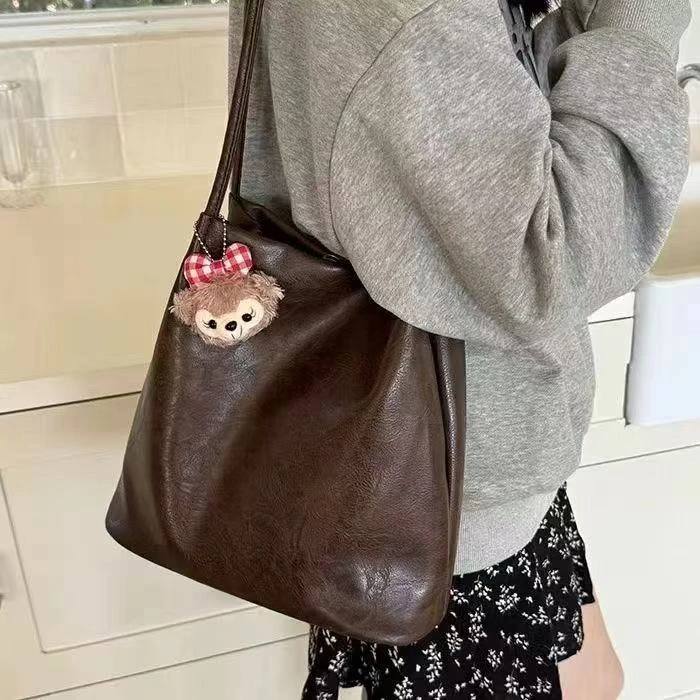 【阿芳专属】韩版简约百搭包包女时尚托特包小众单肩包学生通勤手提