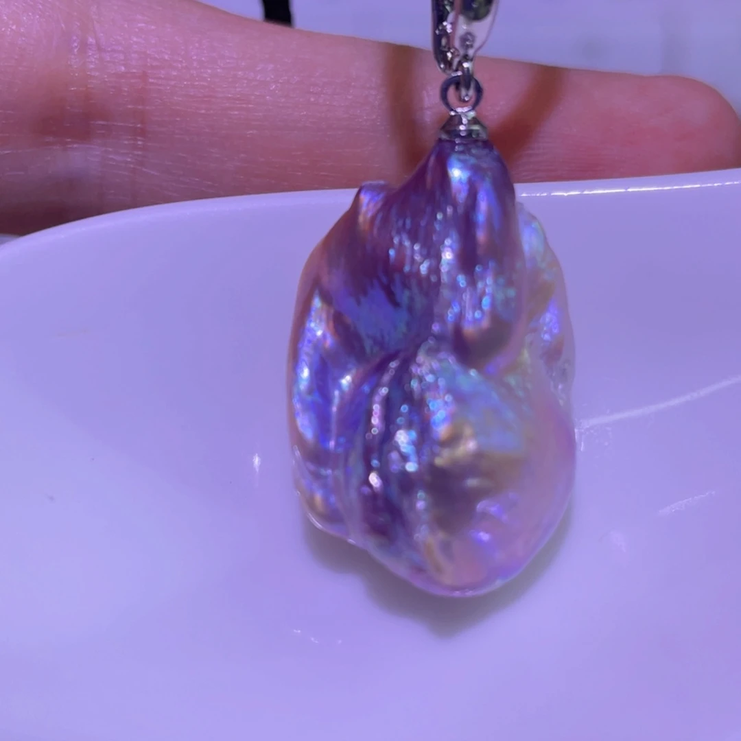 未镶嵌淡水珍珠天然淡水珍珠吊坠