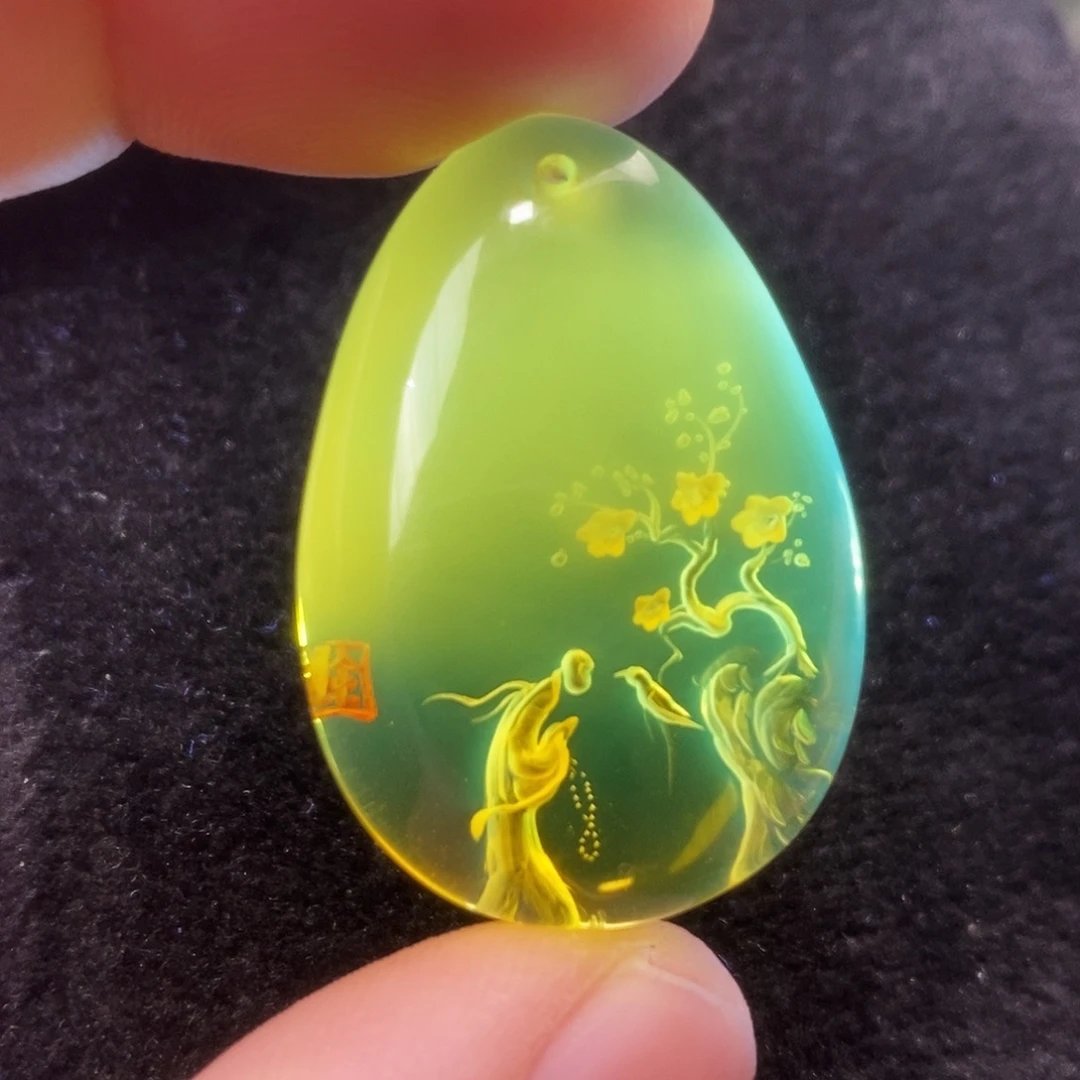 金珀未镶嵌吊坠(不含链)