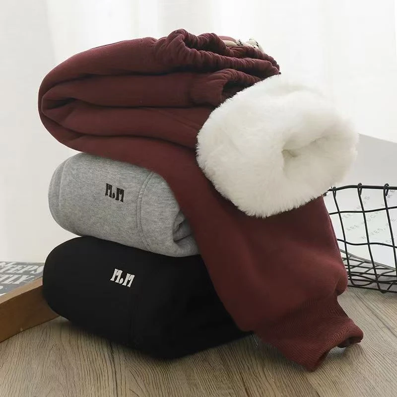 【超厚防兔毛绒】儿童棉裤男女童特厚休闲中大童外穿加绒秋冬保暖