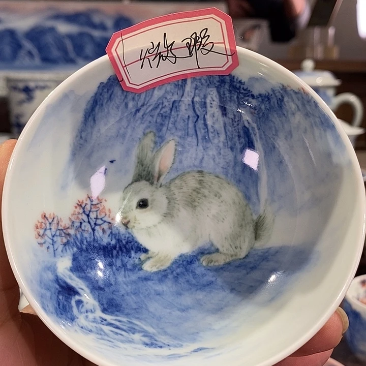 杯小*景德镇手工手绘陶瓷，高亮兴老师作品
