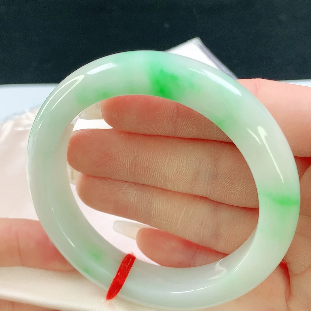 翡翠未镶嵌手镯56.5