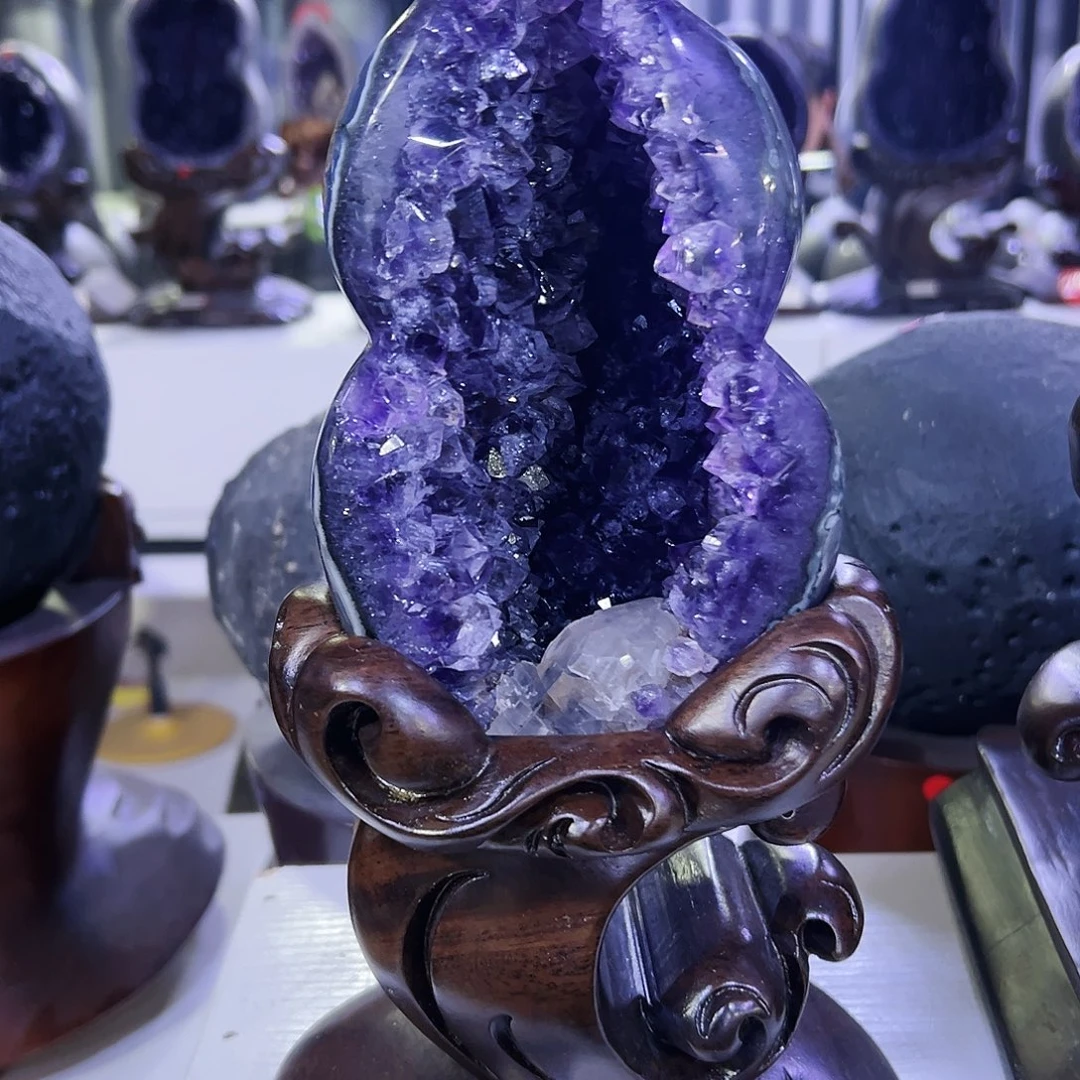 大型摆件（非配饰）未镶嵌紫晶晶