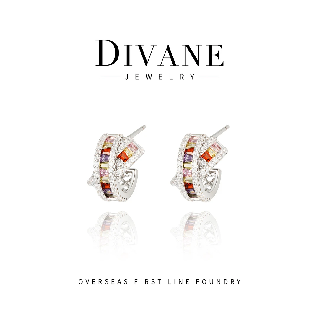 【彩虹日记】多巴胺彩色耳钉 G1640