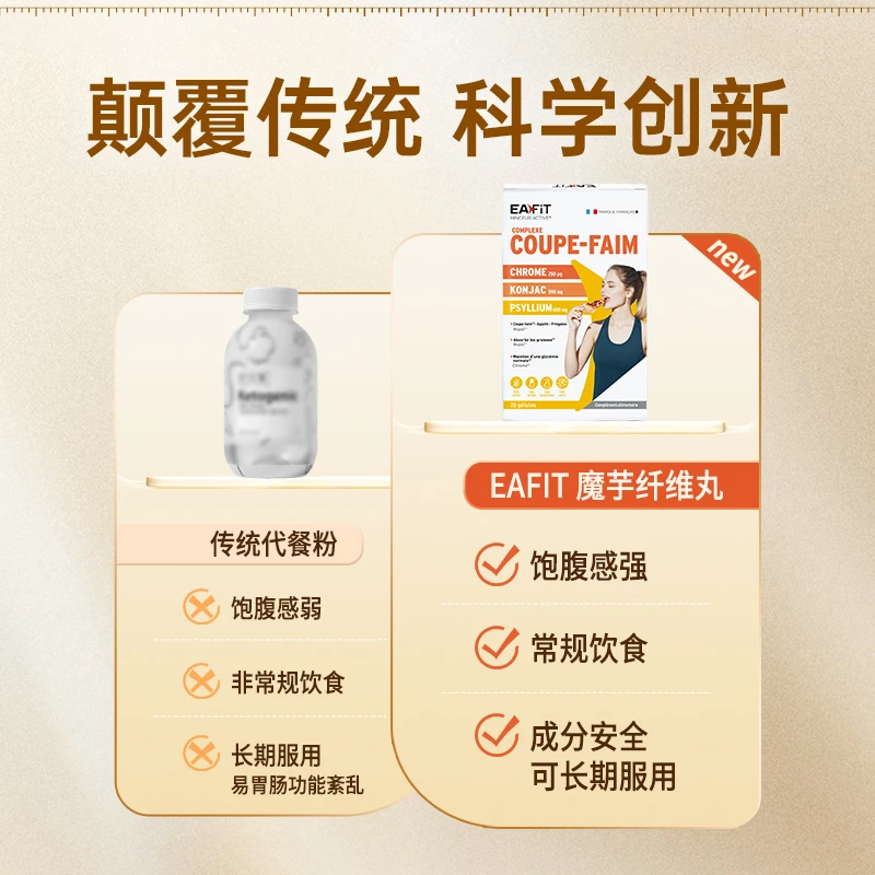 EAFIT法国进口超模 魔芋膳食纤维丸 20粒/盒 d