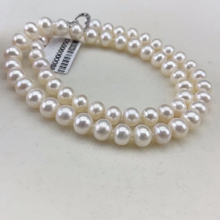 淡水珍珠未镶嵌颈饰8➕炫彩