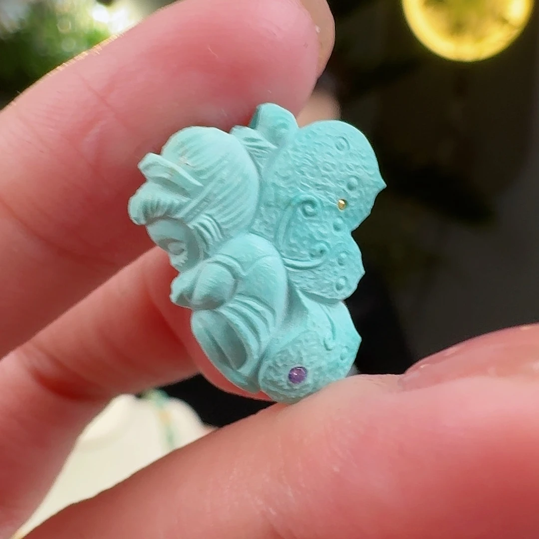 绿松石珠宝奇石未镶嵌