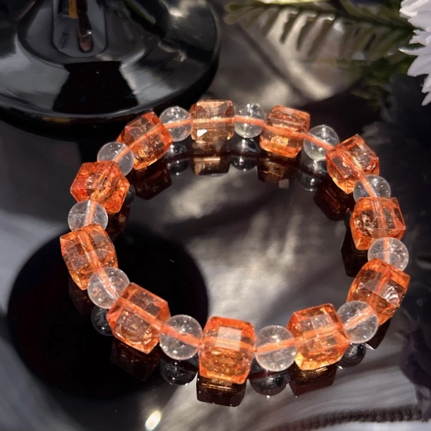 A794 卡10金太阳方糖手串[多样性发一]