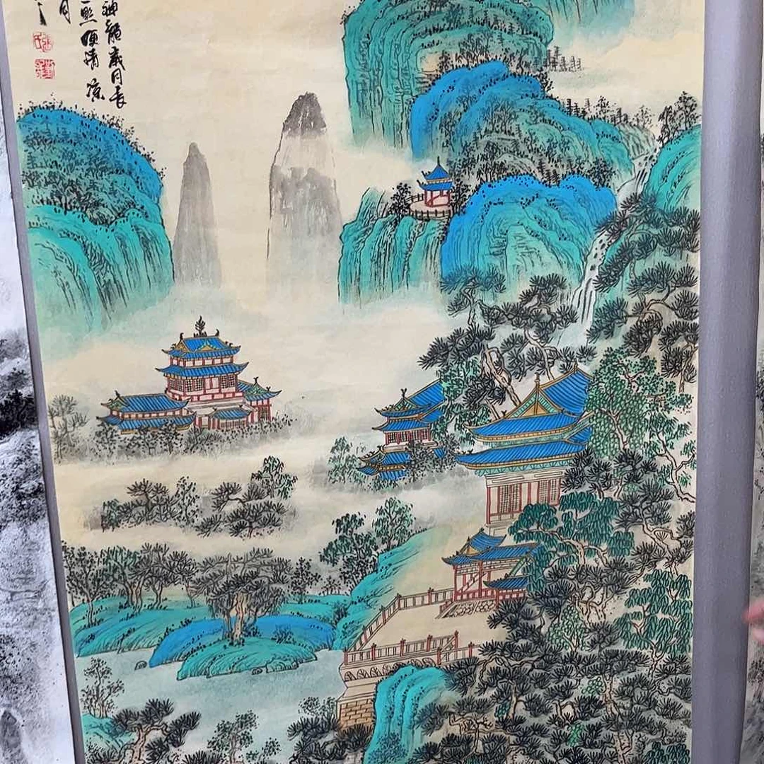 国画纯手绘宣纸国画作品