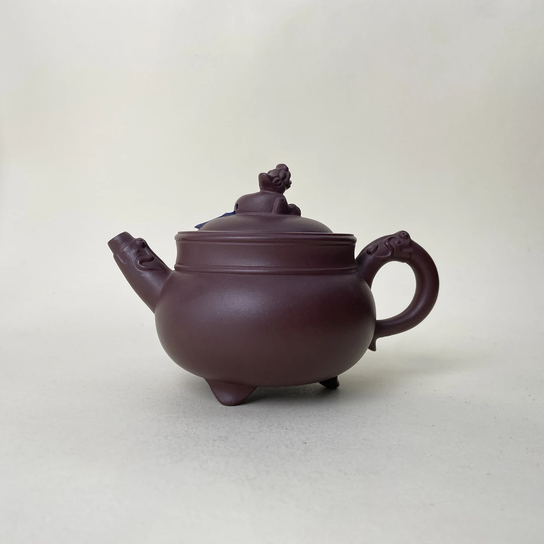 宜兴手工紫砂陶 储立强茶壶GS3636-19