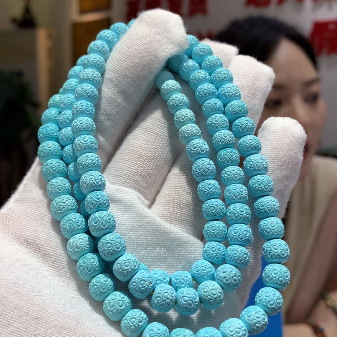 未镶嵌绿松石长链