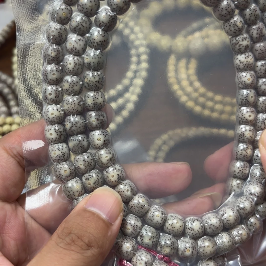 星月菩提手串星月石玉料9*8