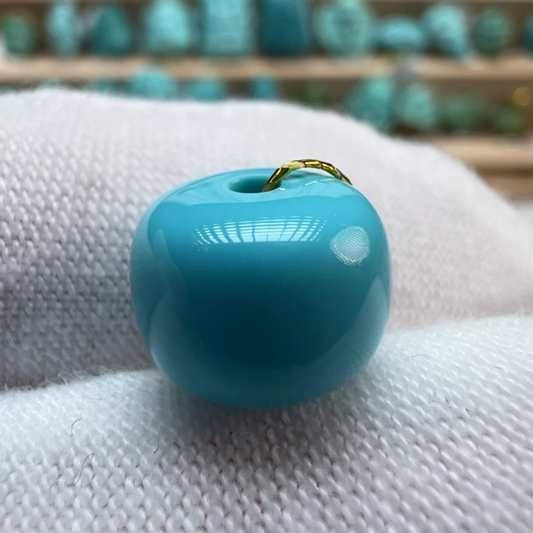 绿松石未镶嵌配饰9.8*7.4