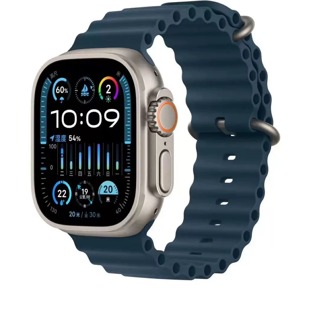 全新苹果/applewatch原装表带 ultra 49mm海洋回环表带 无盒