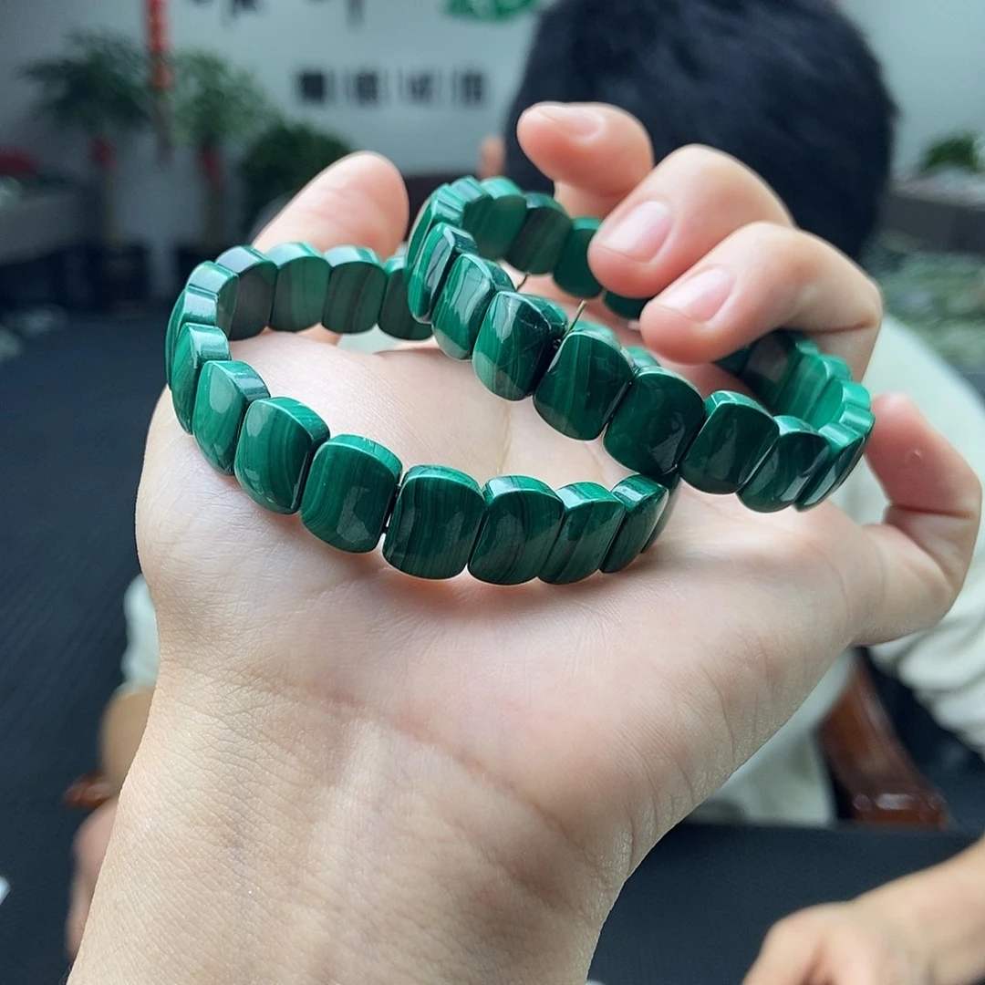 孔雀石手饰未镶嵌颜色多样性发拍一发一