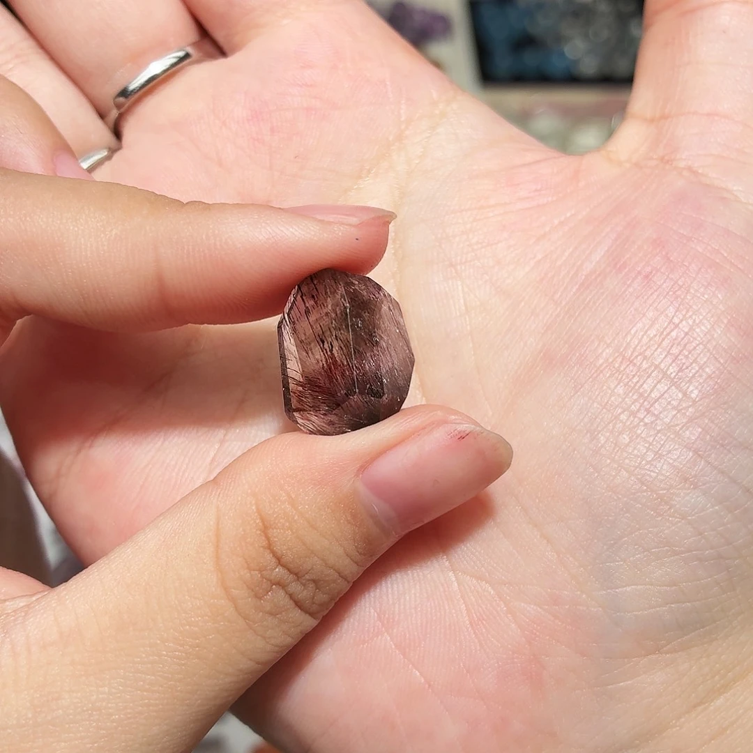 未镶嵌吊坠(不含链)水晶 福利 紫超七 随形 打孔定制不退换