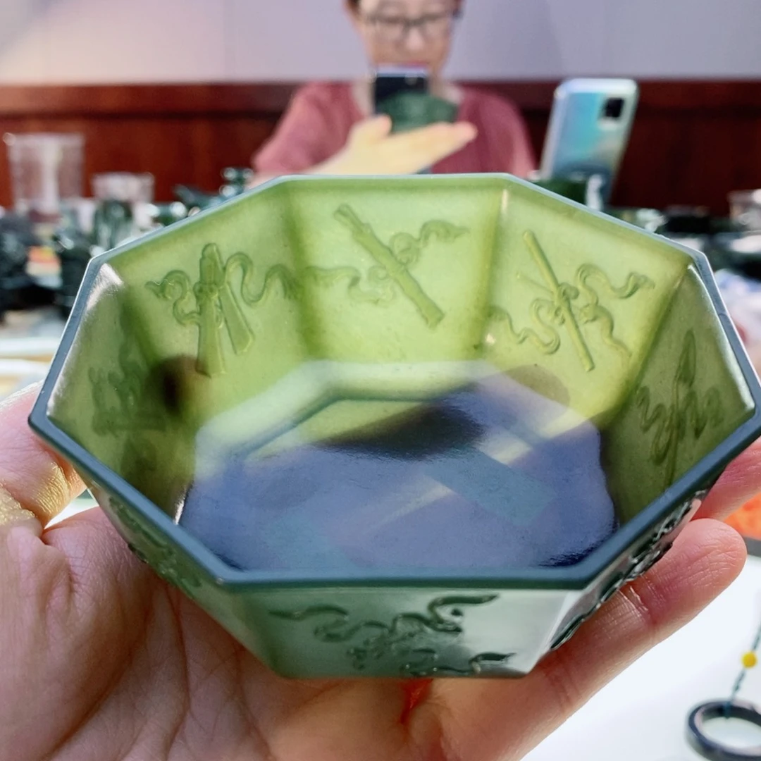 未镶嵌和田玉（青玉）摆件*️****