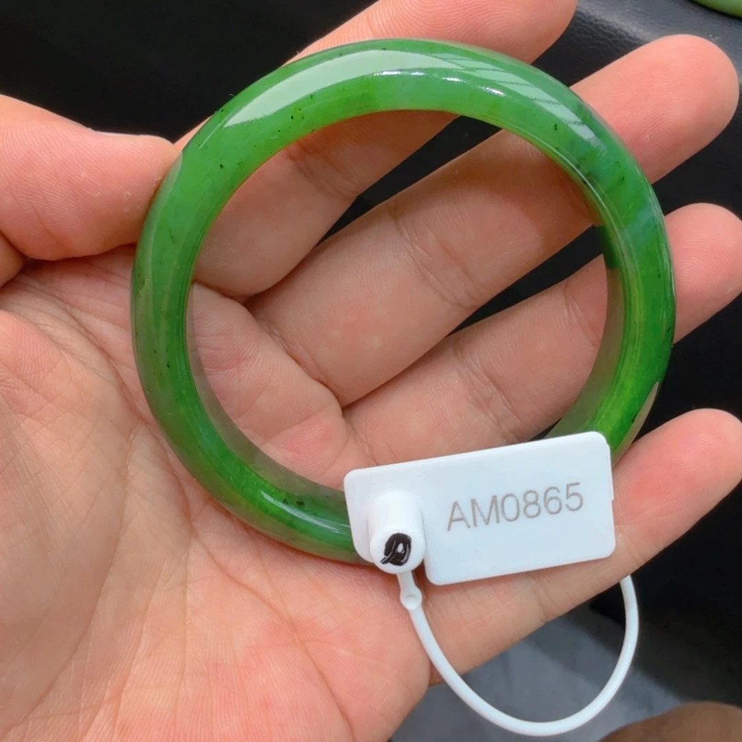 和田玉（碧玉）手镯未镶嵌60