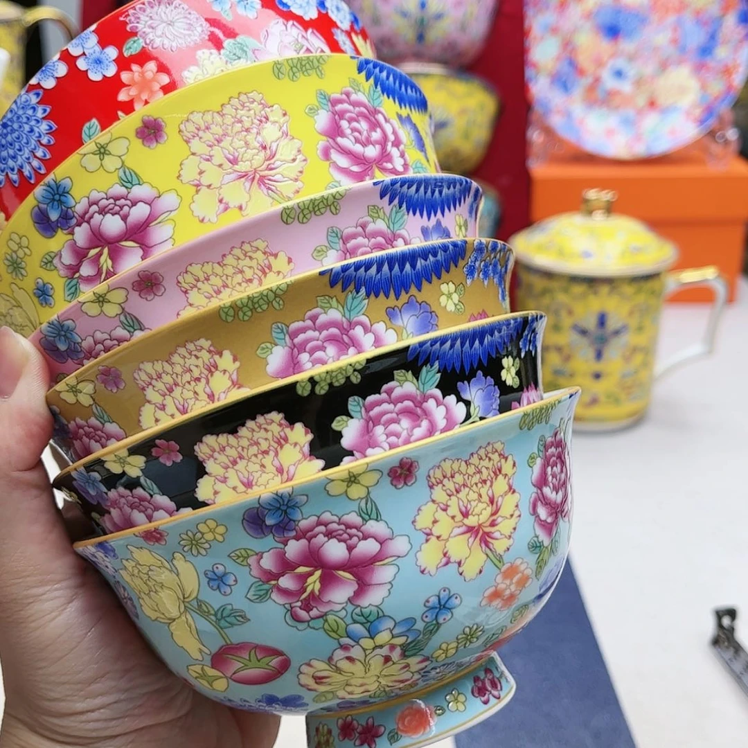 【闪购商品】珐琅4.5寸6个………………