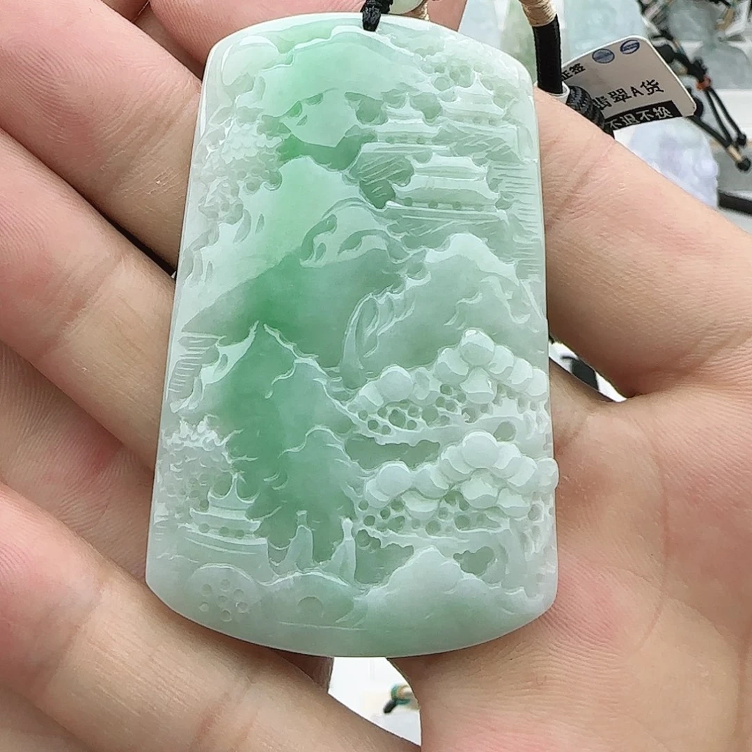 翡翠未镶嵌颈饰翡翠