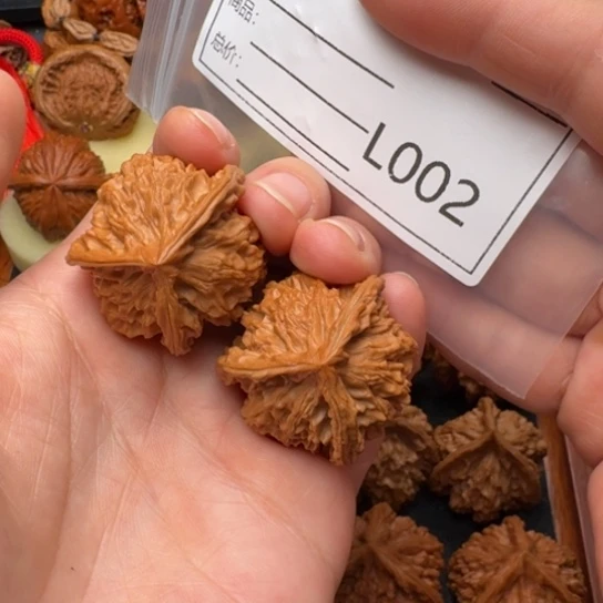 郭***市文玩核桃把件 三棱