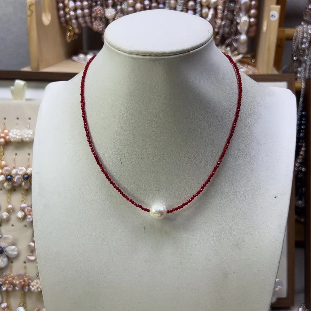 淡水珍珠手绳合金