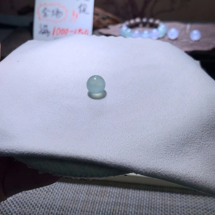 翡翠散珠晴水绿卡10.2