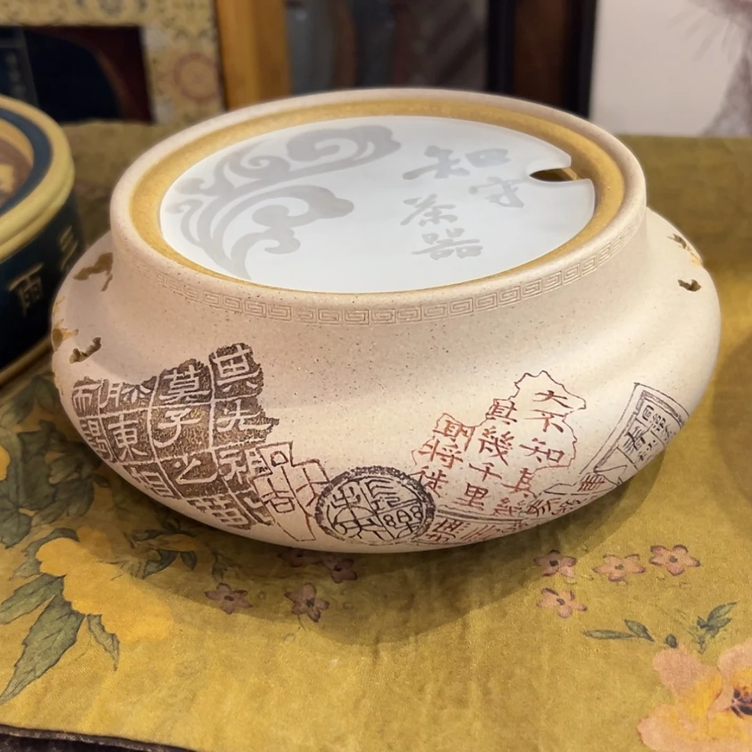 【闪购商品】紫砂茶案永**则暖茶器刻绘