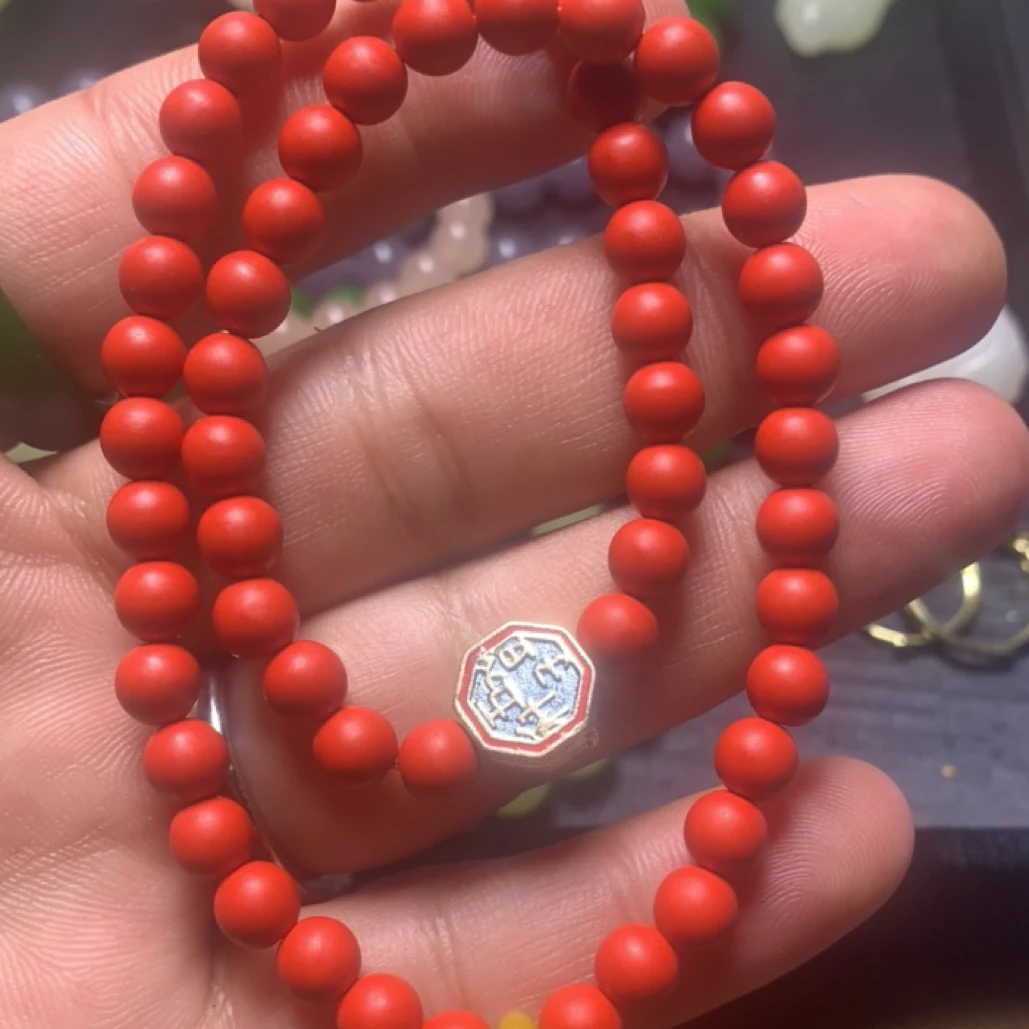 精品爆款 红纱6mm项链手链DIY