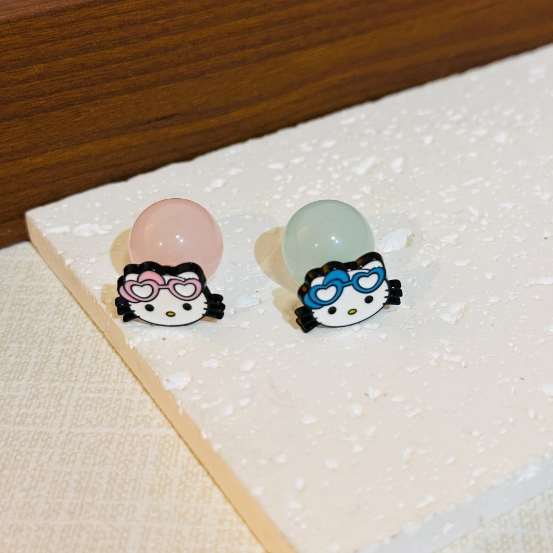 铜合金锆石耳饰 小众设计耳饰5014