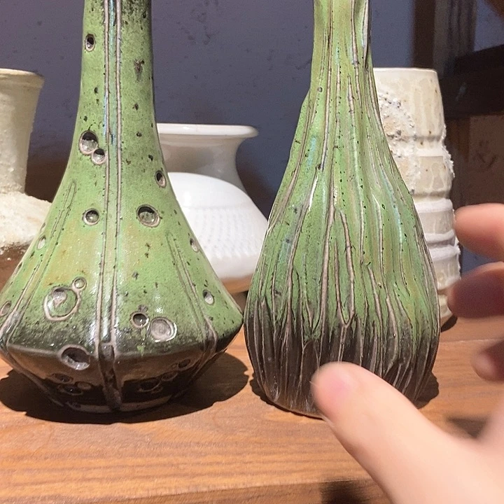 摆件个**象手工高温原矿窑变