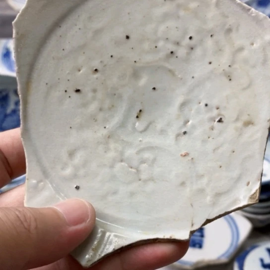 瓷片现代瓷器青花瓷片
