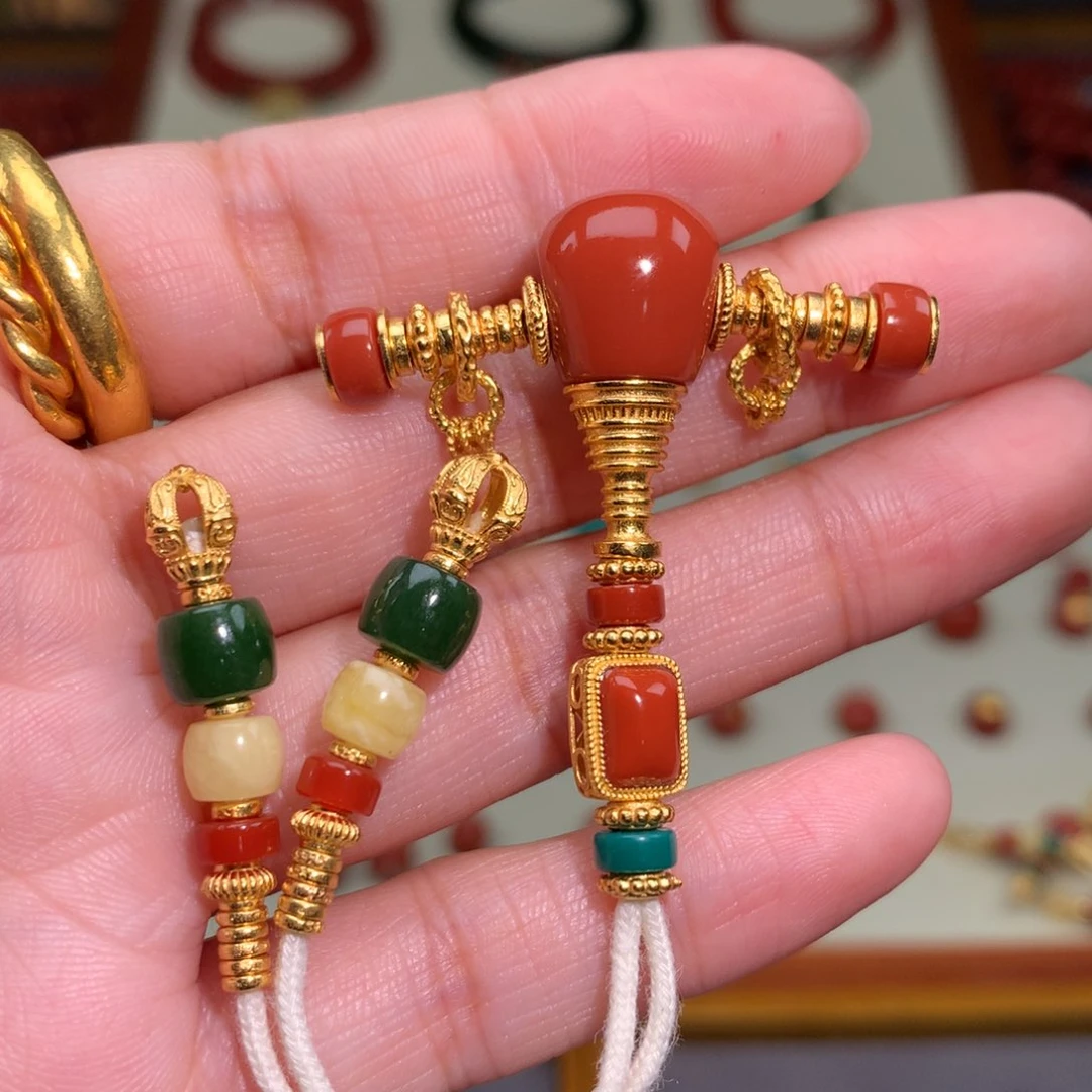 南红玛瑙未镶嵌颈饰