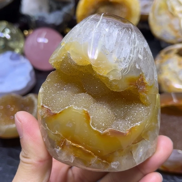 未镶嵌发饰水晶黄软簇